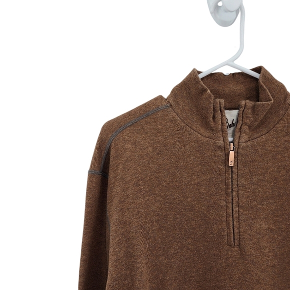 Tommy Bahama Men's Cotton Blend Solid Zip Up Sweater - S - Picture 2 of 6